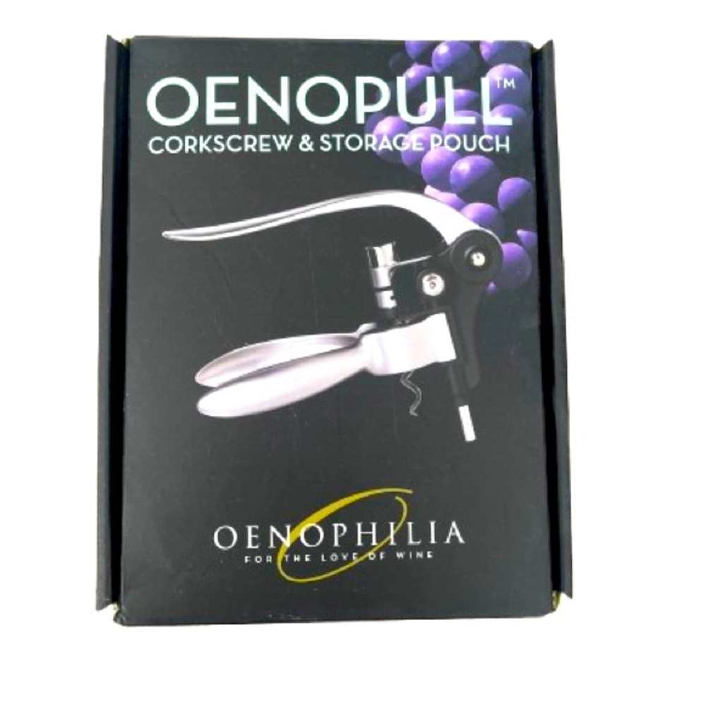 BRAND NEW NEVER USED OENOPHILIA OENOPULL CORKSCREW AND STORAGE POUCH